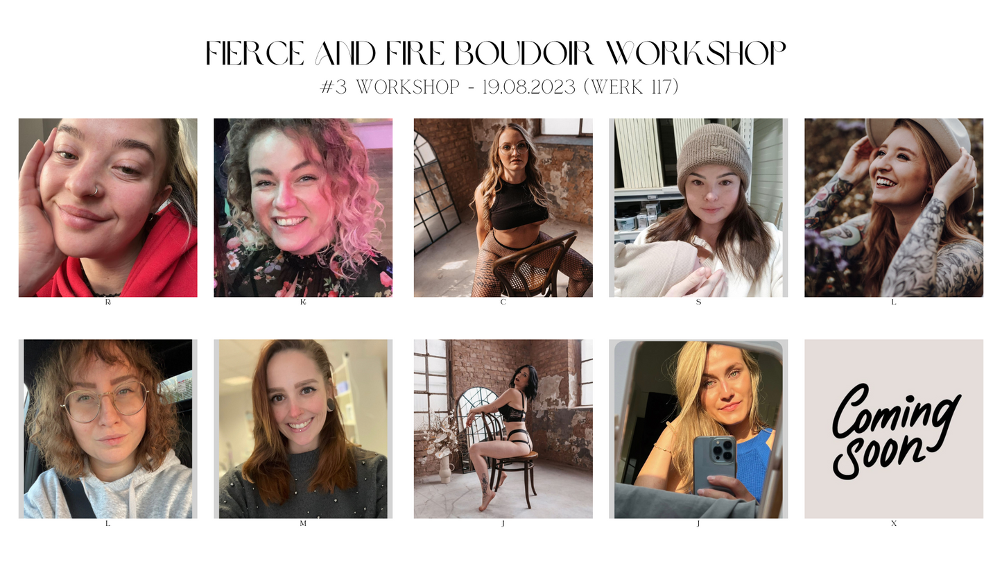 Fierce and Fire - der Boudoir Portfolio Workshop