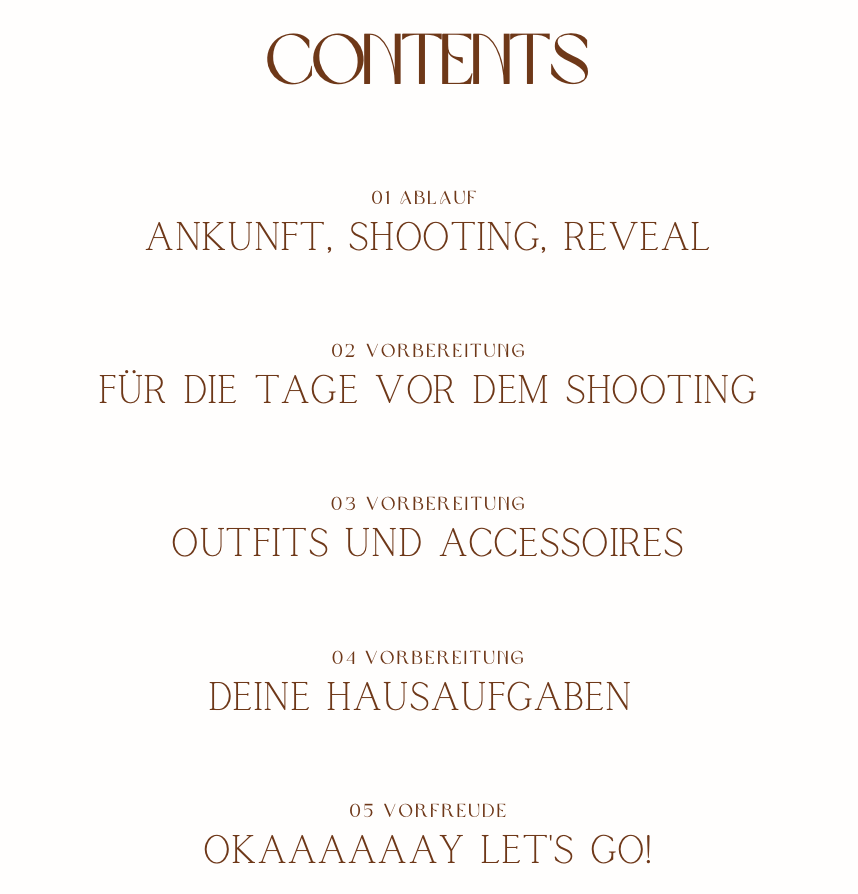 Boudoirguide für deine Kundinnen (individualisierbar)