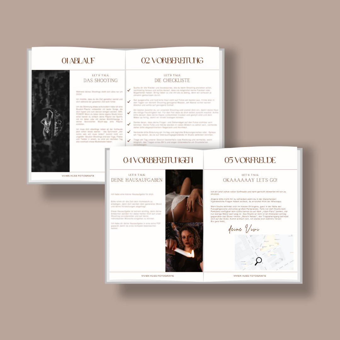 Boudoirbundle - Boudoirguide + Boudoirworkbook (individualisierbar)