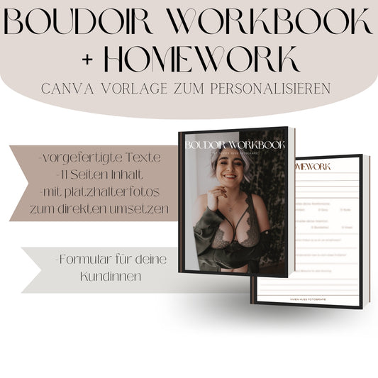 Boudoirworkbook für deine Kundinnen (individualisierbar)